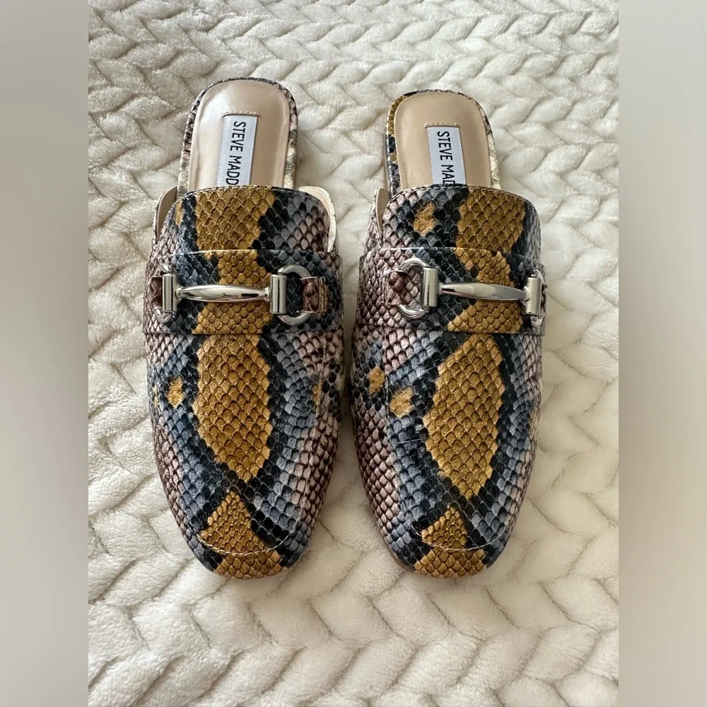 Steve Madden | Mules | Kori Multi Snake Size: 6.5 - Picture 1 of 13